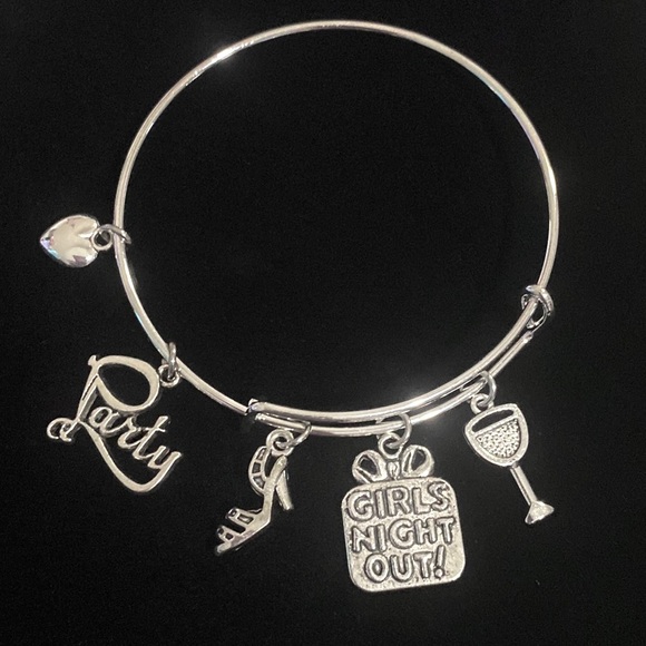 Girls Night Out Bracelet May Be Personalized - Picture 2 of 6